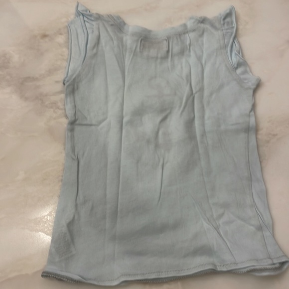 La Vie Jet Setter Light Blue Cotton Tank Size 4T - Picture 3 of 5